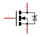 N MosFet symbol