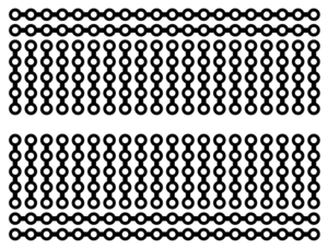 Breadboard verbindingspatroon